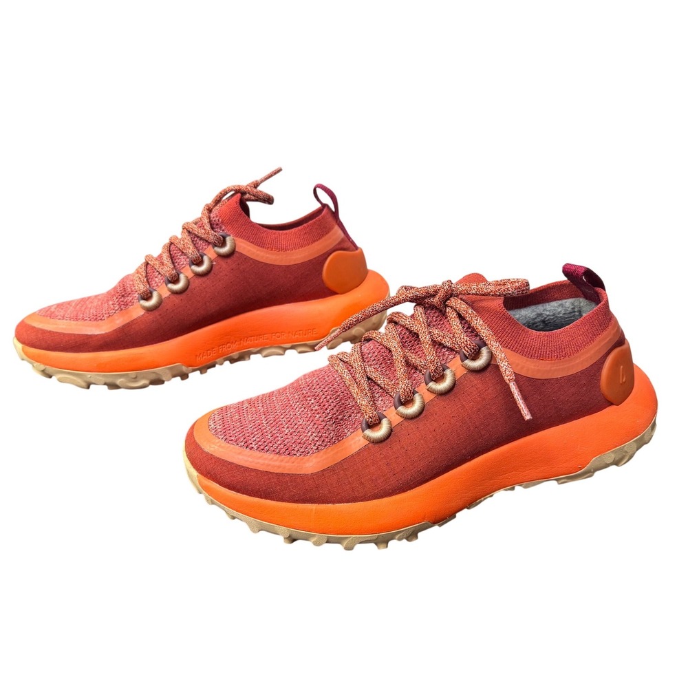 Allbirds Trail Runner SWT Hazy Orange Red Womens 9 Running Shoes Eco Friendly
